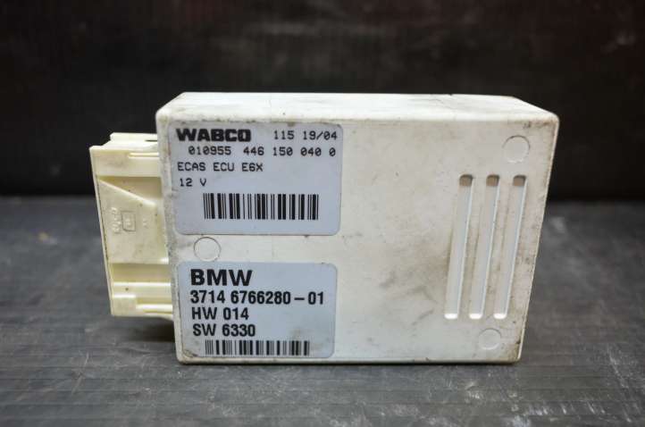 6766280 BMW 5 E60 E61 Pakabos valdymo blokas