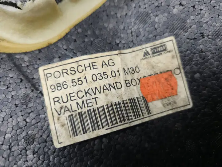 Porsche Boxster 986 (1996 - 2004) 98655103501 Прочие детали салона — фото 5