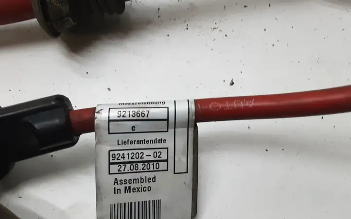 BMW X3 F25 (2010 - 2017) 9214081 Плюсовой провод аккумулятора — фото 4