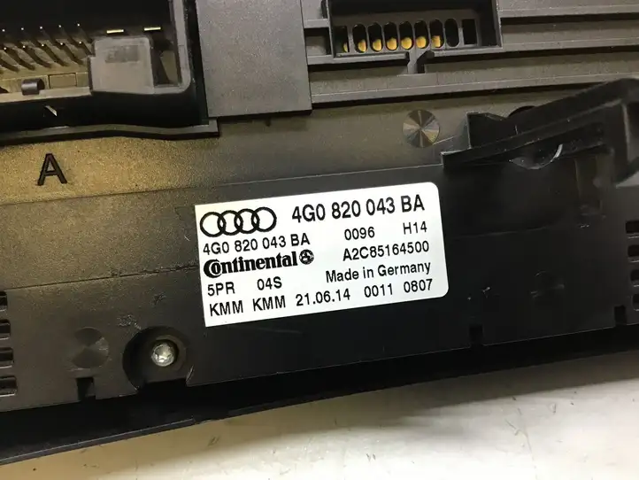 Audi A6 C7 (2011 - 2014) 4G0820043BA Блок управления климат-контролем — фото 4