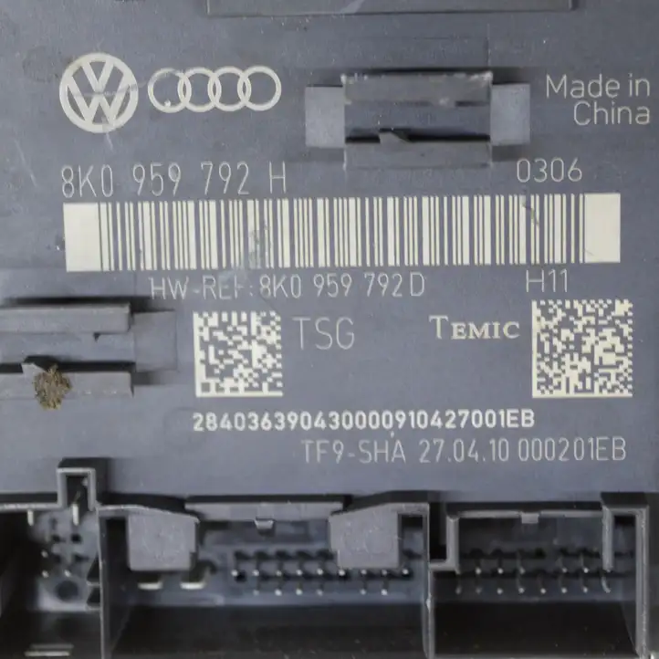 Audi A4 S4 B8 8K (2007 - 2011) 8K0959792H Блок управления дверью — фото 7