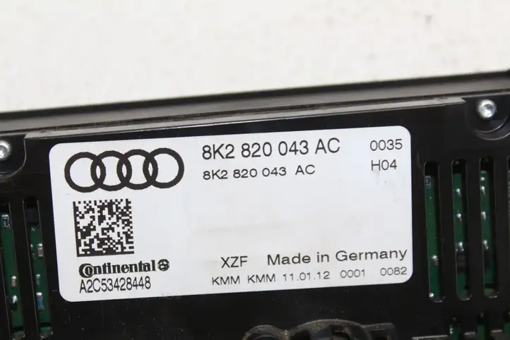 Audi A4 S4 B8 8K (2011 - 2015) 8K2820043AC Блок управления климат-контролем — фото 5