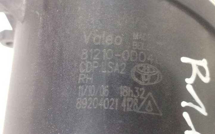Toyota Avensis T250 (2006 - 2009)  812100D040 Передняя противотуманная фара