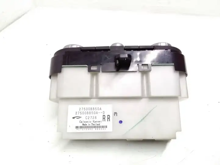 Nissan Qashqai (2010 - 2013)  27500BB50A Блок управления кондиционера воздуха / климата/ печки (в салоне)