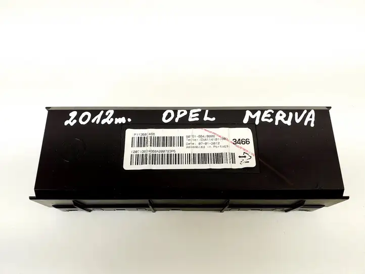 Opel Meriva B (2010 - 2014) 13583466 Блок управления климат-контролем — фото 1
