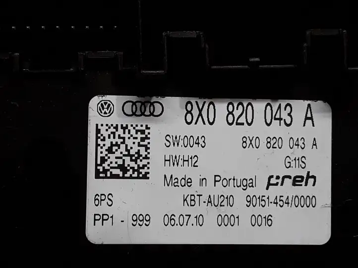 Audi A1 (2010 - 2014) 8X0820043A Блок управления климат-контролем — фото 3