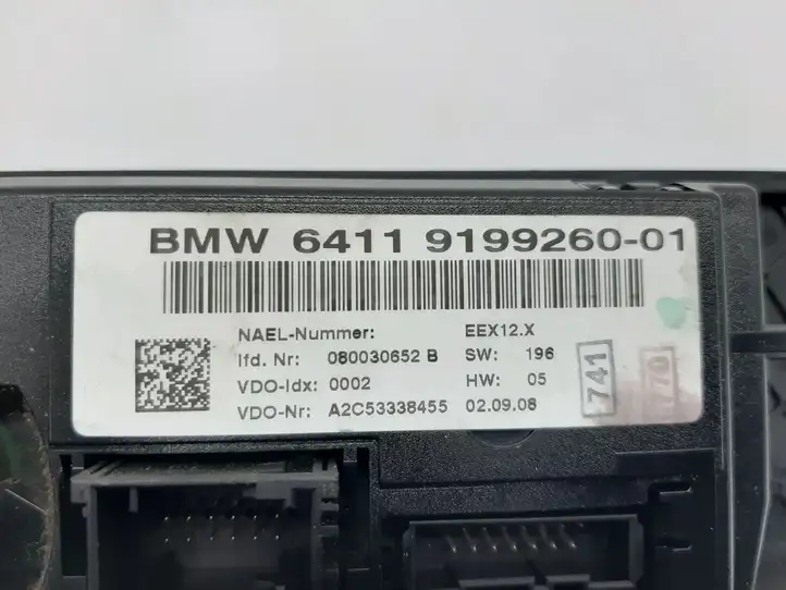 BMW 3 E90 E91 (2005 - 2012) 9199260 Управление климат контролем — фото 3