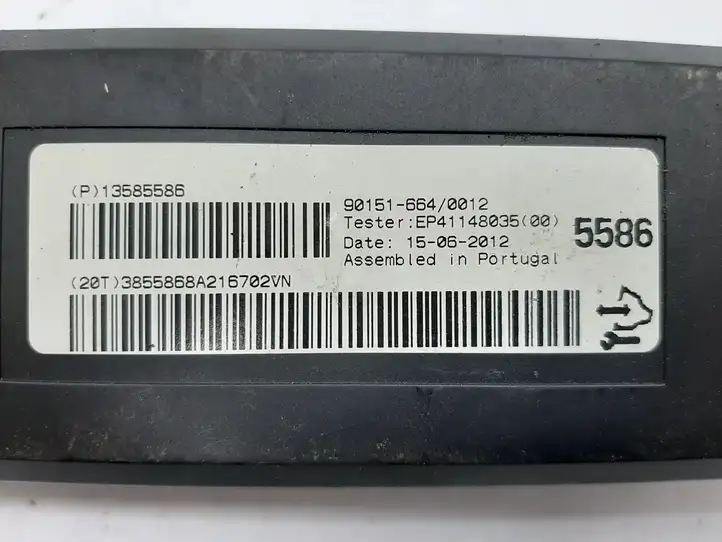 Opel Zafira B (2008 - 2014) 13585586 Управление климат контролем — фото 2