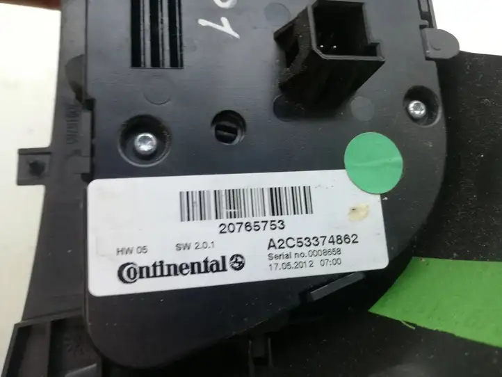 Opel Zafira B (2008 - 2014) 20765753 Управление климат контролем — фото 3