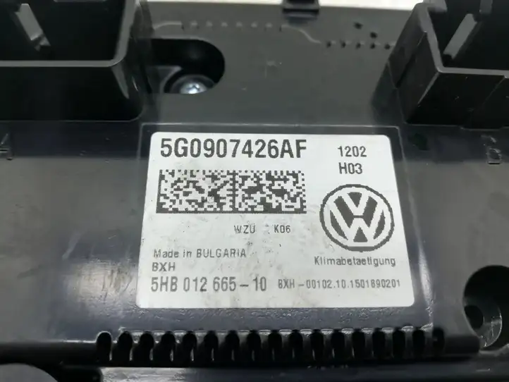 Volkswagen PASSAT B8 (2015 - ) 5G0907426AF Управление климат контролем — фото 4