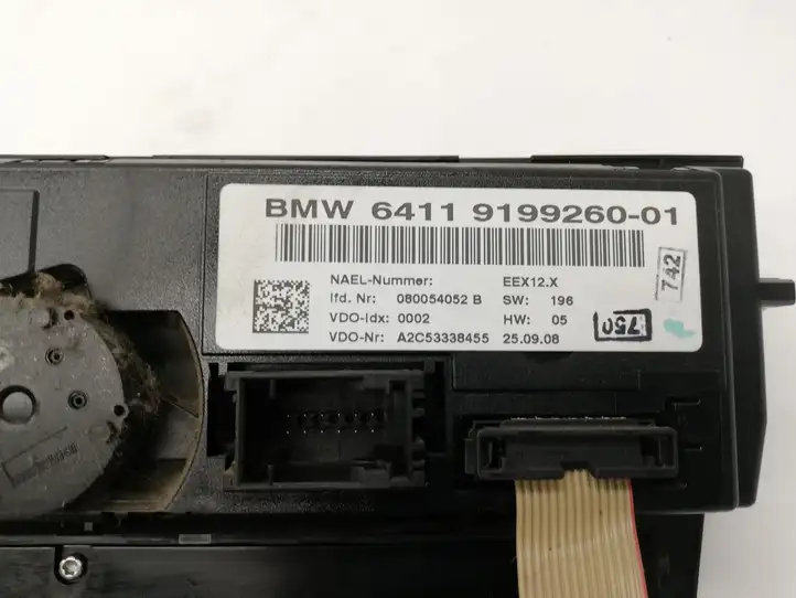 BMW 3 E90 E91 (2005 - 2012) 9199260 Управление климат контролем — фото 3
