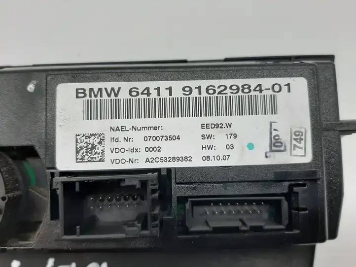 BMW 3 E92 E93 (2005 - 2014) 9162984 Управление климат контролем — фото 3