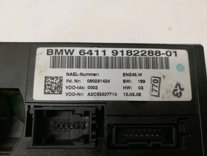 BMW 3 E92 E93 (2005 - 2014) 9182288 Управление климат контролем — фото 3