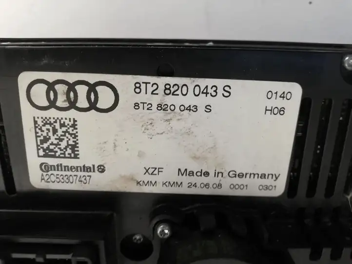 Audi A5 8T 8F (2007 - 2011) 8T2820043S Управление климат контролем — фото 6