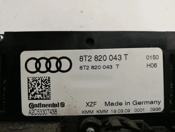 Audi Q5 SQ5 (2008 - 2012) 8T2820043T Управление климат контролем — фото 7