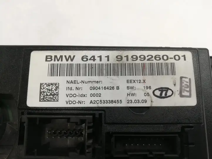 BMW 1 E81 E87 (2004 - 2011) 9199260 Управление климат контролем — фото 5