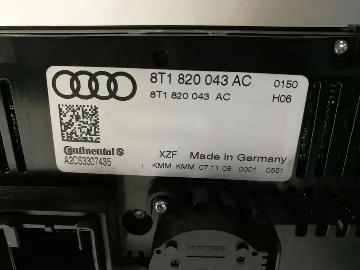 Audi A5 8T 8F (2007 - 2011) 8T1820043AC Управление климат контролем — фото 4