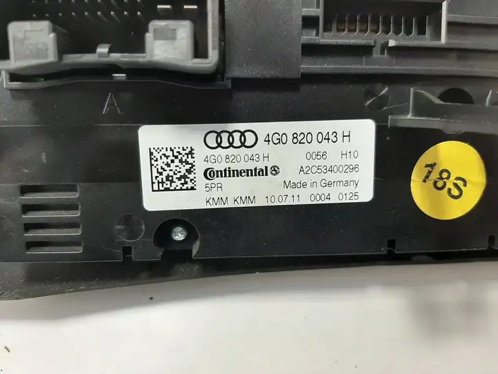 Audi A6 C7 (2011 - 2014) 4G0820043H Управление климат контролем — фото 5