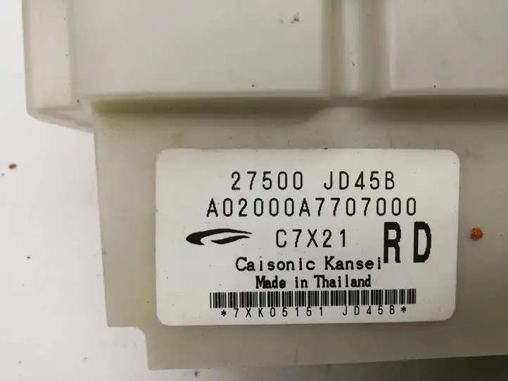 Nissan Qashqai (2006 - 2010) 27500JD45B Управление климат контролем — фото 3
