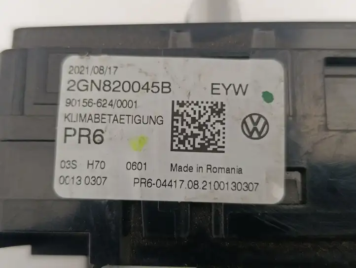 Volkswagen T-Cross (2017 - ) 2GN820045B Блок управления климат-контролем — фото 3