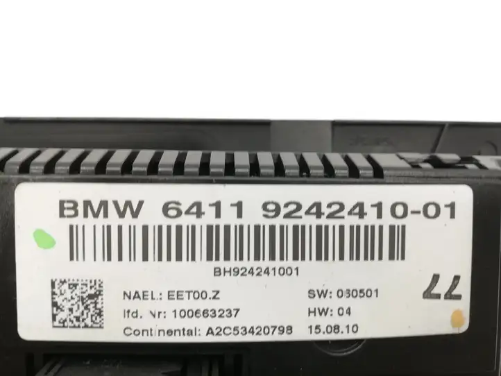 BMW 3 E90 E91 (2005 - 2012) 9242410 Управление климат контролем — фото 3