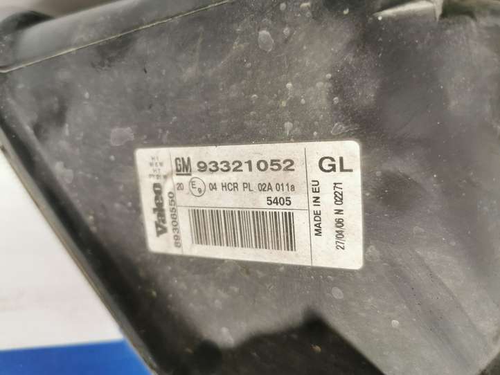 Opel Meriva (2002 - 2006)  93321052 Передняя фара