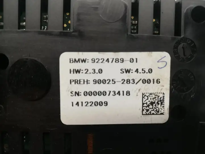 BMW 5 GT F07 (2010 - 2017) 9224789 Управление климат контролем — фото 4