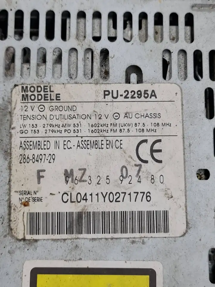 Citroen Xsara Picasso (1999 - 2012) 9632592480 Магнитола / мультимедийная система — фото 5