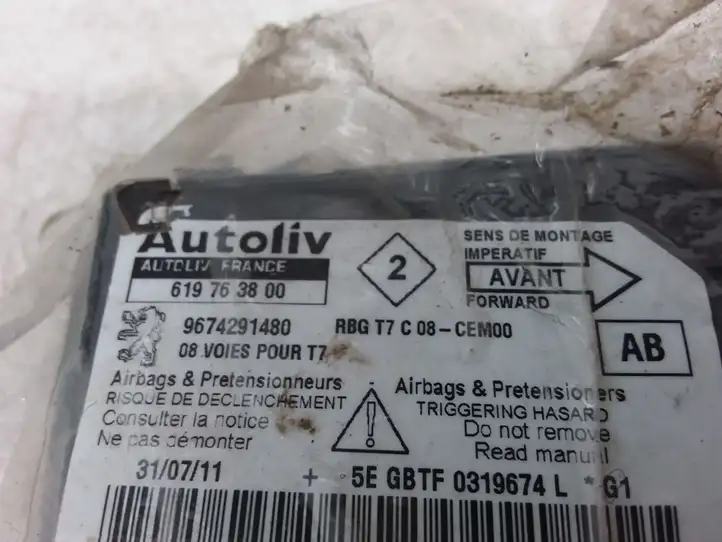 Peugeot 308 (2007 - 2013)  9674291480 Блок управления надувных подушек