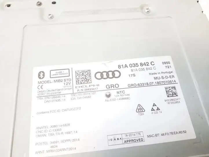 Audi A3/S3 8V (2012 - 2016) 81A035842C Прочие блоки управления — фото 2