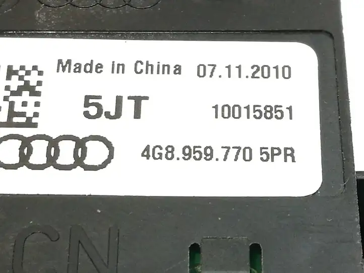 Audi A7 S7 4G (2010 - 2014) 4G8959770 Включатель (включатели) памяти — фото 4