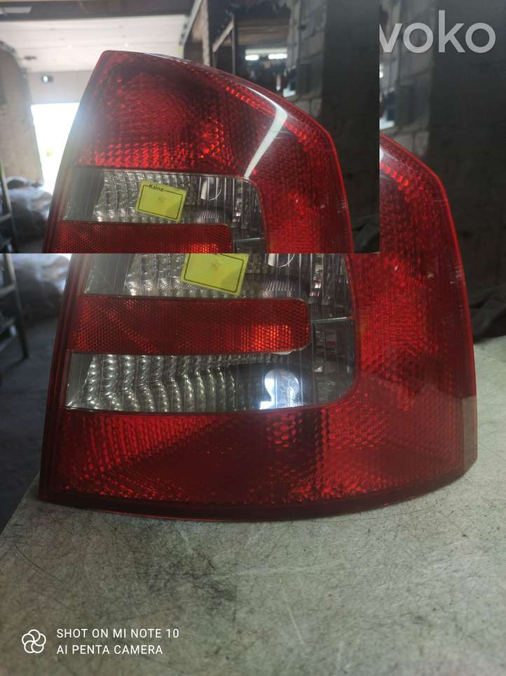 Skoda Octavia Mk2 (1Z) (2004 - 2013)   Задний фонарь в кузове