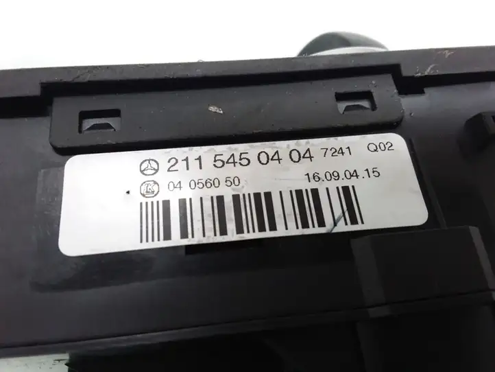 Mercedes-Benz E W211 (2002 - 2009) 2115450404 Включатель фонарей — фото 4