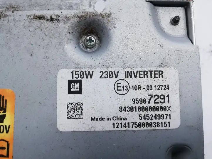 Opel Mokka (2012 - 2016)  95907291 Преобразователь напряжения