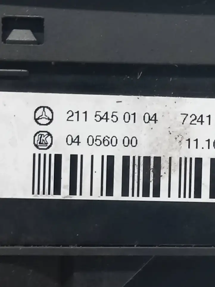 Mercedes-Benz E W211 (2002 - 2009) 2115450104 Включатель фонарей — фото 3
