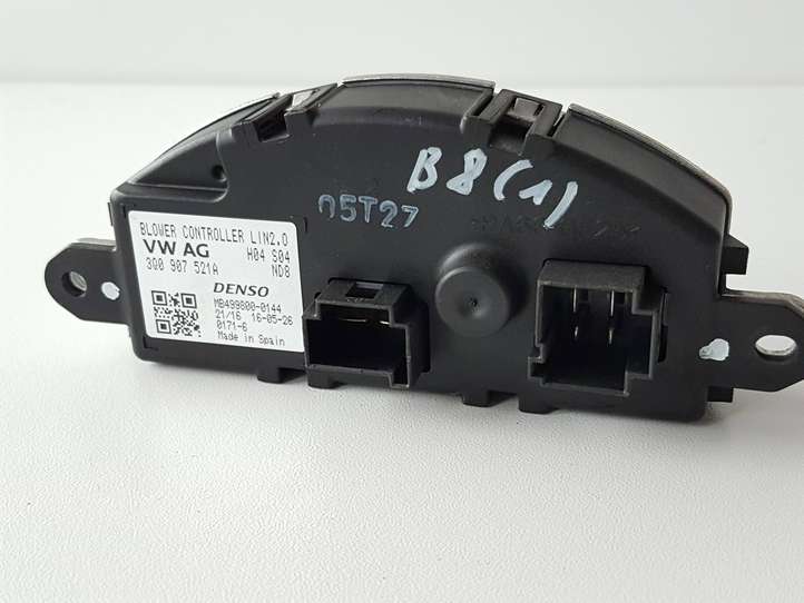 Volkswagen PASSAT B8 (2015 - )  3Q0907521A Реостат вентилятора печки