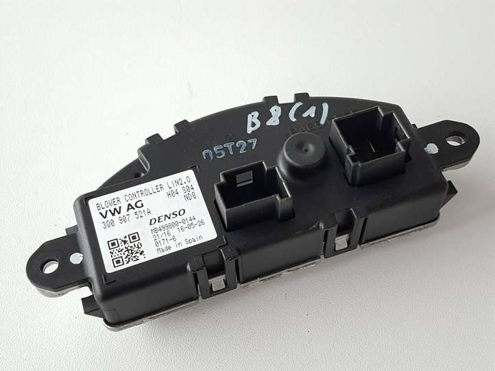 Volkswagen PASSAT B8 (2015 - )  3Q0907521A Реостат вентилятора печки