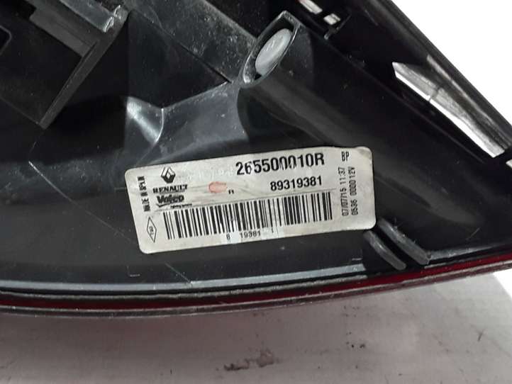 Renault Megane III (2009 - 2016)  265500010R Задний фонарь в кузове