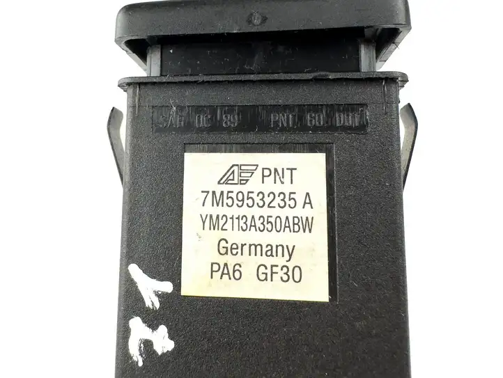 Volkswagen Sharan (2000 - 2003) 7m5953235a Включатель аварийных фонарей — фото 4