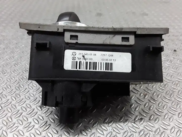 Mercedes-Benz E W211 (2002 - 2009) 2115450104 Включатель фонарей — фото 3
