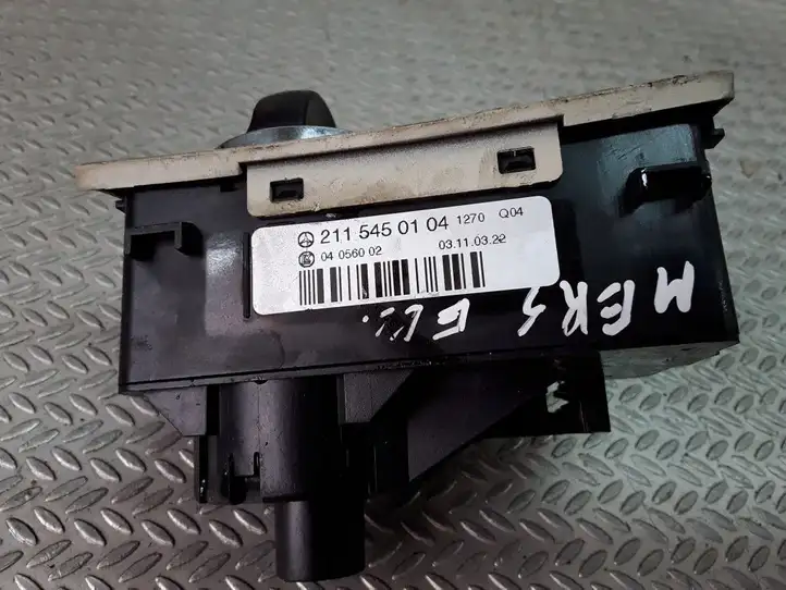 Mercedes-Benz E W211 (2002 - 2009) 2115450104 Включатель фонарей — фото 3