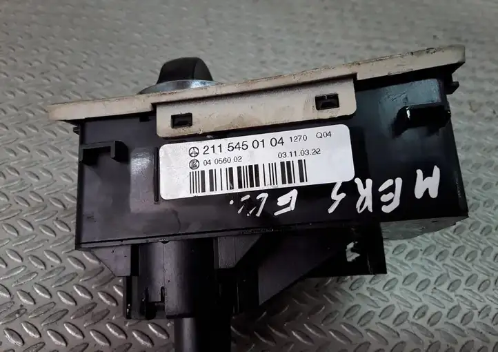 Mercedes-Benz E W211 (2002 - 2009) 2115450104 Включатель фонарей — фото 4
