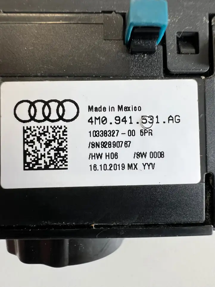 Audi Q5 SQ5 (2017 - ) 4M0941531AG Включатель фонарей — фото 8