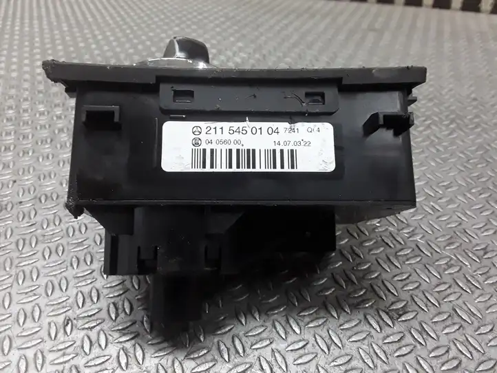 Mercedes-Benz E W211 (2002 - 2009) 2115450104 Включатель фонарей — фото 2