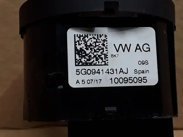Seat Ibiza IV (6J,6P) (2008 - 2017) 5G0941431AJ Включатель фонарей — фото 3