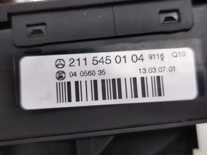 Mercedes-Benz E W211 (2002 - 2009) 2115450104 Включатель фонарей — фото 4