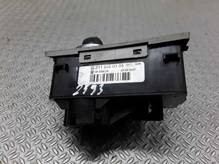 Mercedes-Benz E W211 (2002 - 2009) 2115450104 Включатель фонарей — фото 2