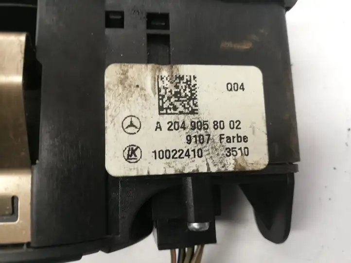 Mercedes-Benz C W204 (2007 - 2014) A2049058002 Включатель фонарей — фото 2