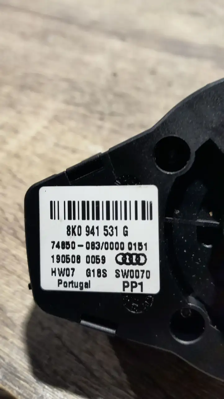 Audi A4 S4 B8 8K (2007 - 2011) 8K0941531G Включатель фонарей — фото 2