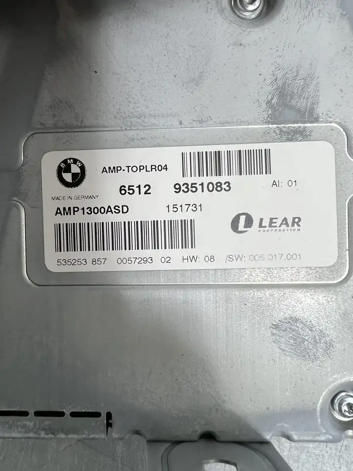 BMW X5 F15 (2013 - 2017) 9276504 Комплект аудиосистемы — фото 16